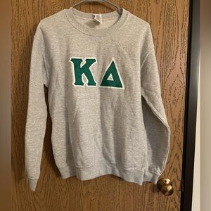 Kappa Delta Sweatshirt with Green Greek Letters